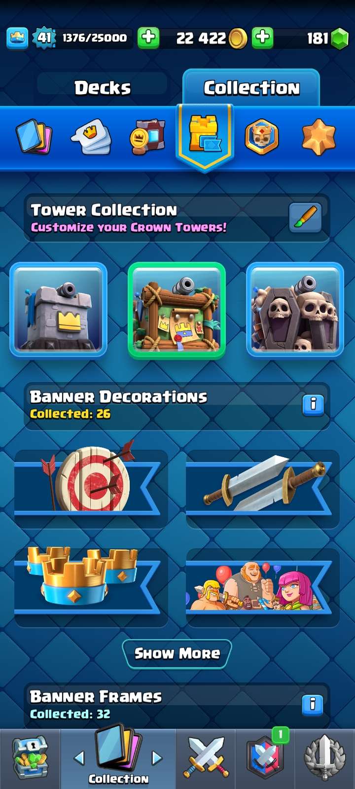 продажа аккаунта к игре Clash Royale